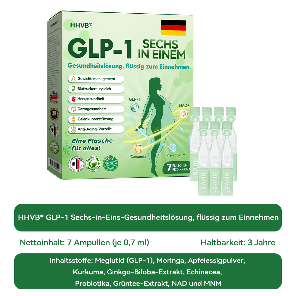 𝐇𝗛𝑉𝖡® 🇩🇪 6-in-1-𝐆𝗟𝑷-1-Gesundheitsformel 🌿🌿, 𝐟𝐥ü𝐬𝐬𝐢𝐠 𝐳𝐮𝐦 𝐄𝐢𝐧𝐧𝐞𝐡𝐦𝐞𝐧 (Nur eine Dosis pro Tag, sichtbare Veränderungen in 7 Tagen) ✅ Für Fettleibigkeit, kardiovaskuläre Gesundheit, Diabetes, Schlafapnoe, Gelenkprobleme und mehr.