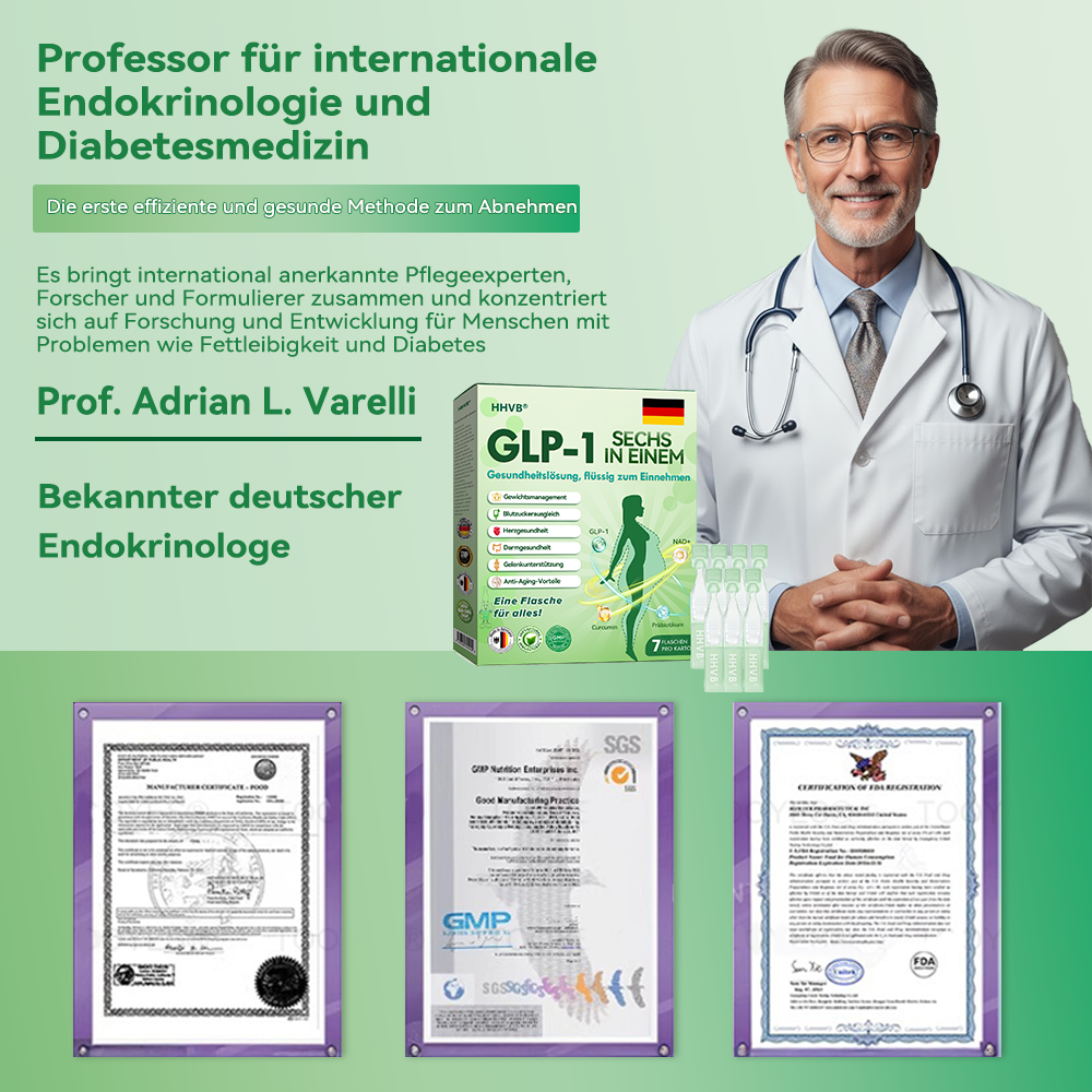 𝐇𝗛𝑉𝖡® 🇩🇪 6-in-1-𝐆𝗟𝑷-1-Gesundheitsformel 🌻🌻, 𝐟𝐥ü𝐬𝐬𝐢𝐠 𝐳𝐮𝐦 𝐄𝐢𝐧𝐧𝐞𝐡𝐦𝐞𝐧 (Nur eine Dosis pro Tag, sichtbare Veränderungen in 7 Tagen) ✅ Für Fettleibigkeit, kardiovaskuläre Gesundheit, Diabetes, Schlafapnoe, Gelenkprobleme und mehr.